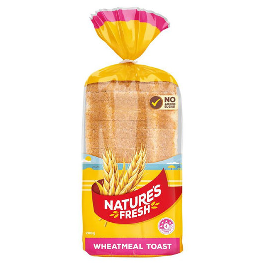 Nature's Fresh Wheatmeal Toast 700g