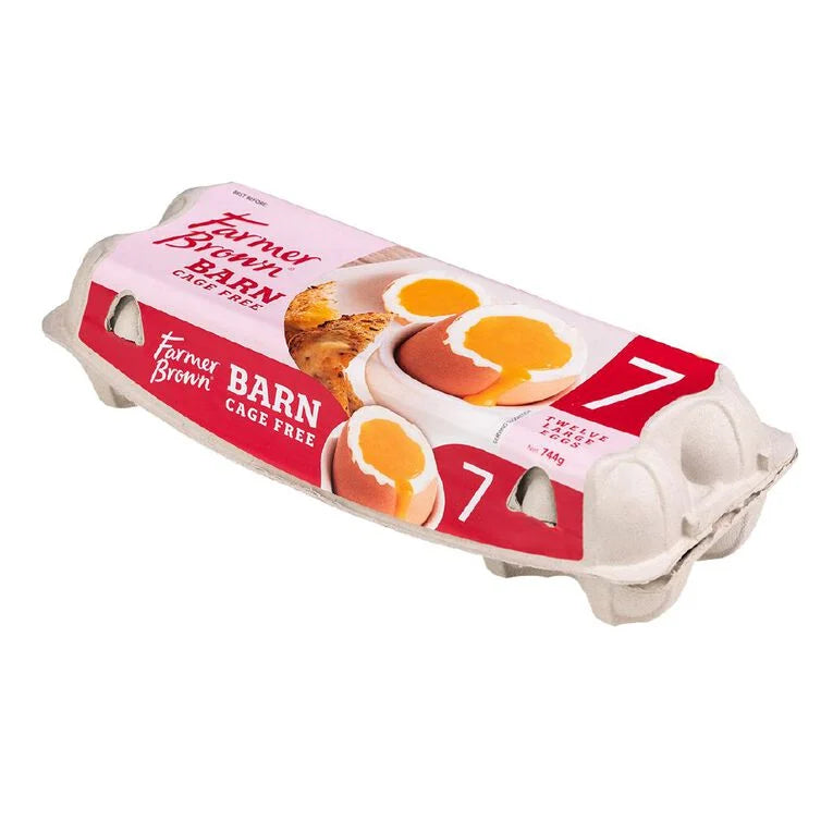 Farmer Brown Fresh Colony Eggs Size 7 12 Pack